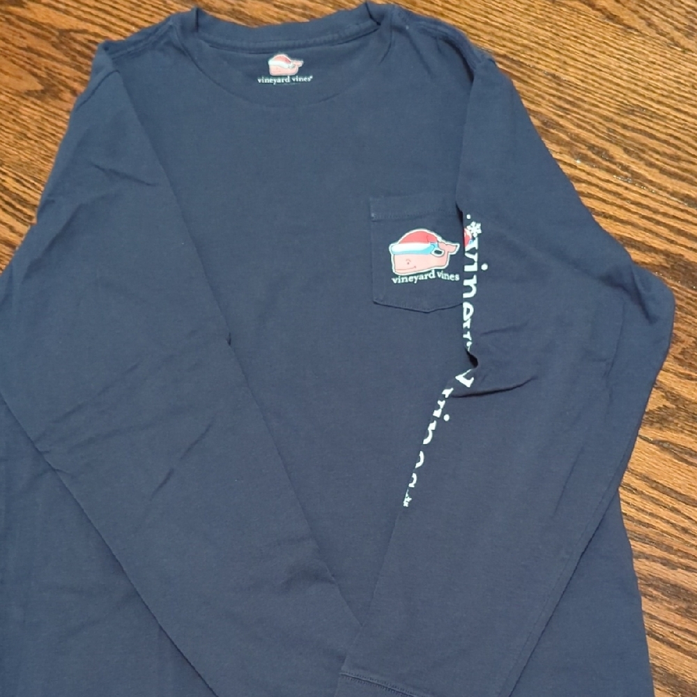 Vineyard Vines Dark Blue Pocket Tee
